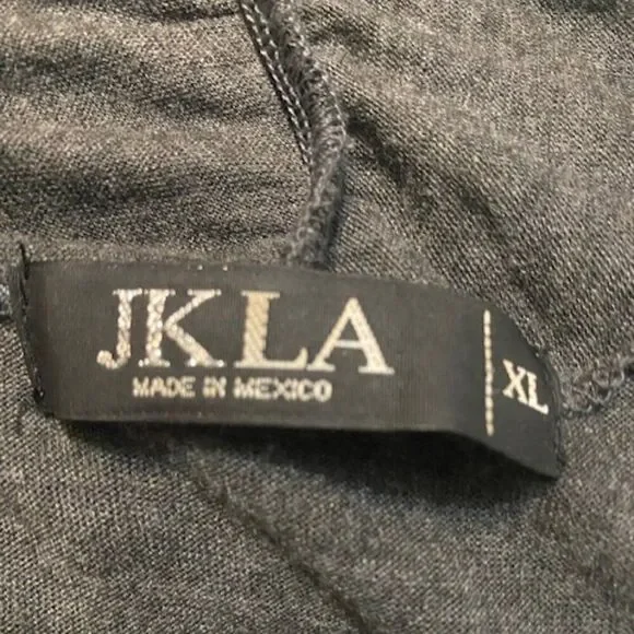 JKLA Gray sleeveless open cardigan, size XL - Picture 3 of 4